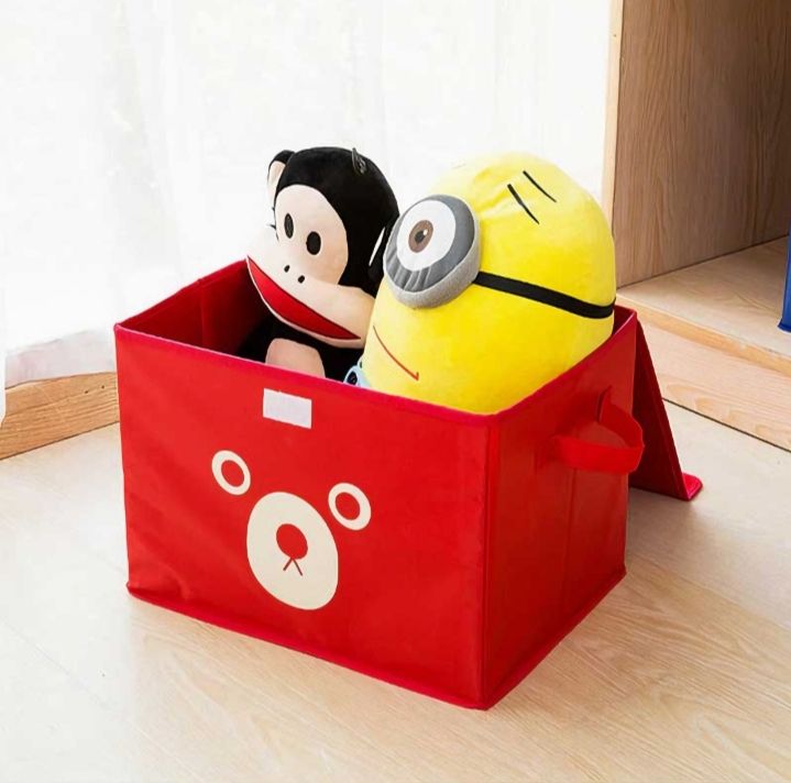 Panda Design Folding Storage Bins Quilt Basket Kid Toys Organizer Storage Boxes Cabinet Wardrobe Storage Bags 1 Piece