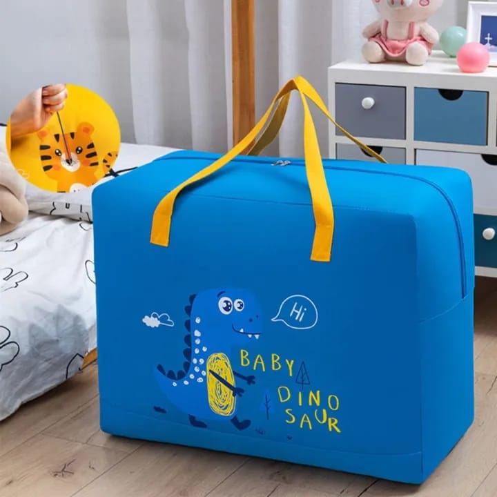 Baby Dinosaur Cloth Organizer and Storage Box Large Size Childbirth Bag Foldable Travel Duffel Bag Tox Box