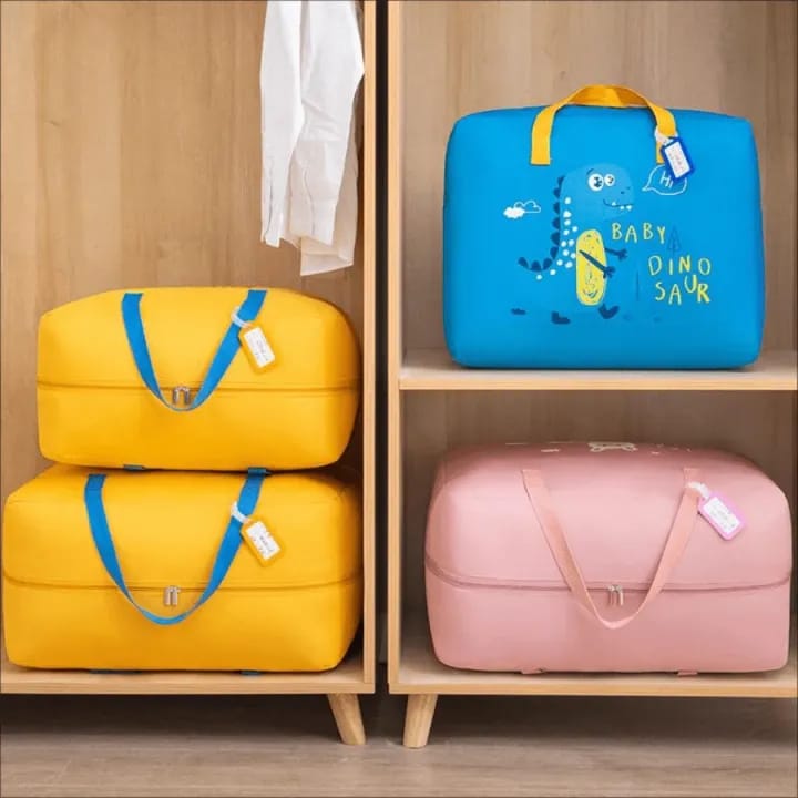 Baby Dinosaur Cloth Organizer and Storage Box Large Size Childbirth Bag Foldable Travel Duffel Bag Tox Box