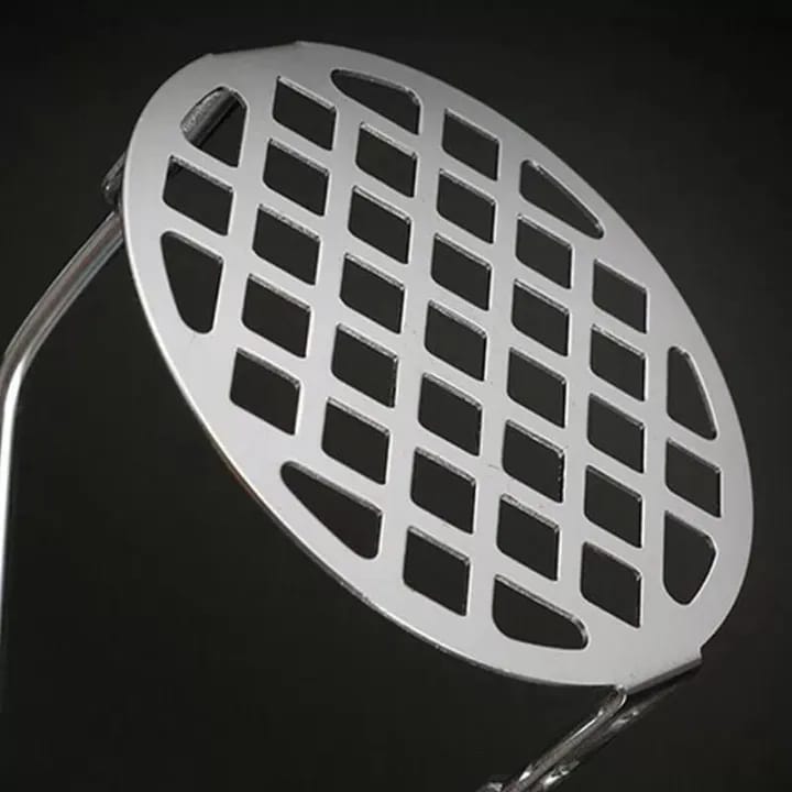 Potato Vegetable Masher Mash Crush Kitchen Tool with Black Handle