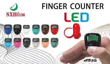 Digital finger tasbeeh counter