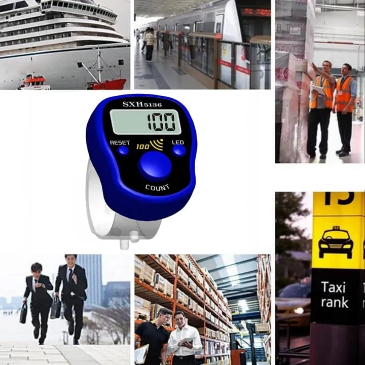 Digital finger tasbeeh counter