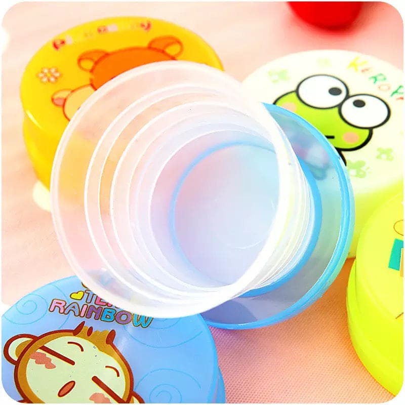 Portable Folding Collapsible Magic Cup Folding Glass Portable Folding Collapsible Magic Cup Folding Glass | Folding Magic Cup For Kids | Cartoon Printed Plastic Foldable Magic Cup For Boys & Girls
