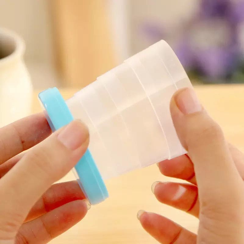 Portable Folding Collapsible Magic Cup Folding Glass Portable Folding Collapsible Magic Cup Folding Glass | Folding Magic Cup For Kids | Cartoon Printed Plastic Foldable Magic Cup For Boys & Girls