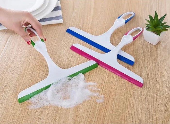 Squeegee Rubber Window Wiper Cleaner Washer for Car Glass & Kitchen Mini Wiper