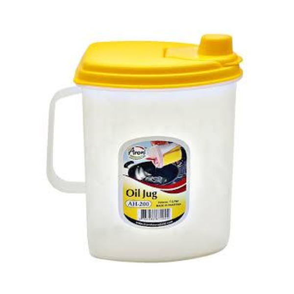 1 Litre High Quality Plastic Cooking Oil Jug For Kitchen Cooking Essential