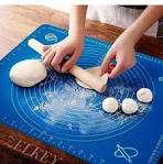 Non-Stick Silicone Baking Mat With Measurements Heat Resistant Cookie Sheet Oven Liner (Multi color) 40x50 cm