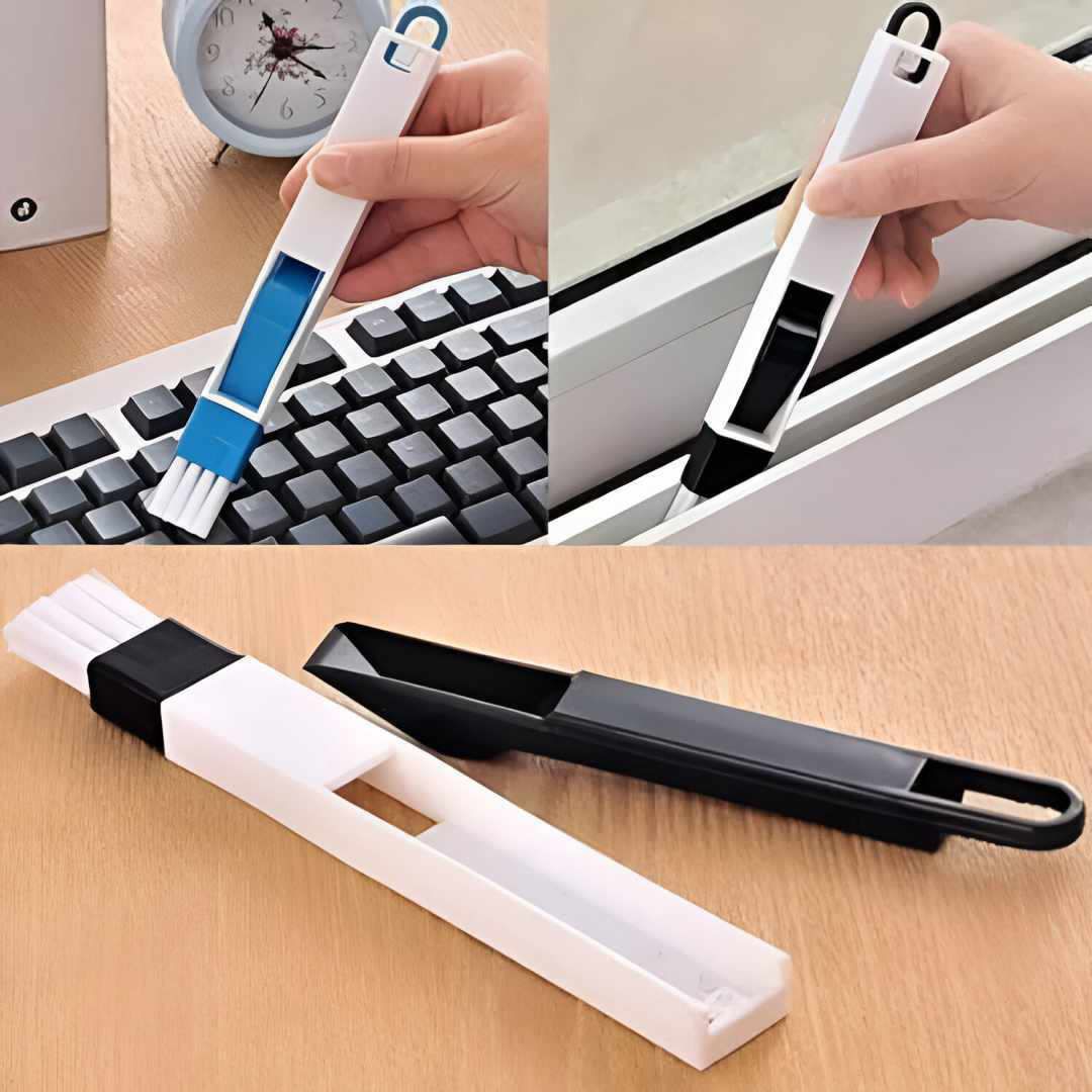 Multifunction Computer Window Cleaning Brush Window Groove Keyboard Cleaner Nook Cranny Dust Shovel Window Track Cleaner
