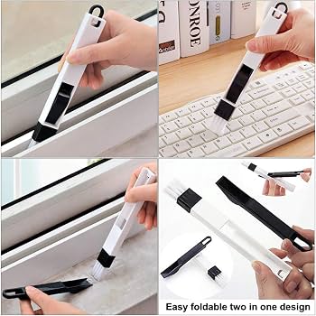 Multifunction Computer Window Cleaning Brush Window Groove Keyboard Cleaner Nook Cranny Dust Shovel Window Track Cleaner