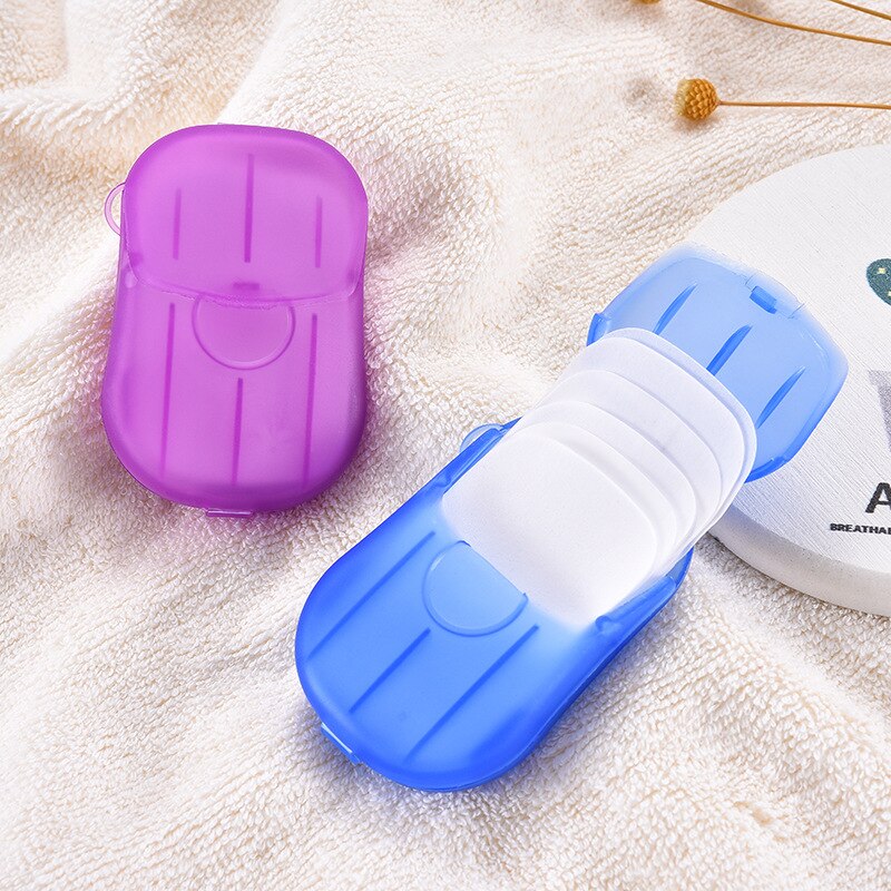 "Paper Soap for School Cute Portable Mini Paper Soaps Box – 100 Piece Disposable Paper Soap Sheets for Kids, Teens & Adults, Travel Hand Wash Soap for Home, Office, Outdoor Camping, School Bag Hygiene Kit, All Ages Use"