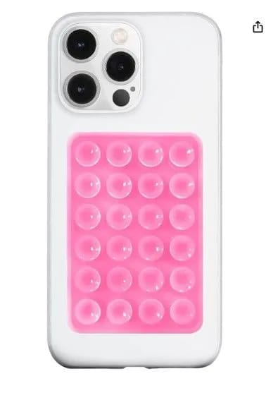 Silicone Suction Pad Phone Holder Self-Adhesive Rubber Mat 8x5.5cm