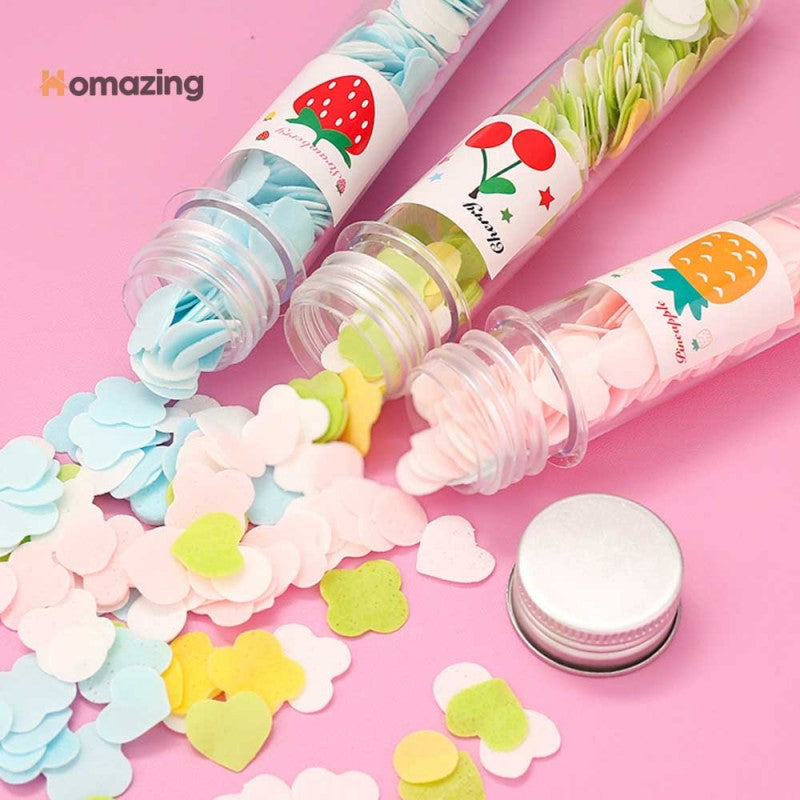 Original Portable Disposable Paper Soap Confetti Cleaning Washing Hand Bath Toiletry Paper Soap