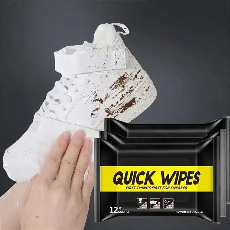 80pcs Disposable Shoe Wipes – Portable Sneaker & Shoe Cleaner for Quick Travel Cleaning & Polishing