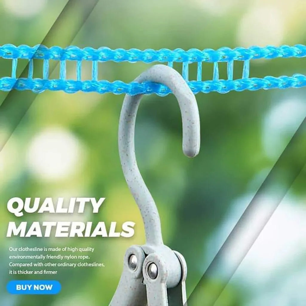 Plastic Cloth Hanging Rope Clothesline - 5 Meters